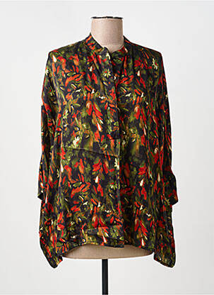 Blouse manches 3/4 manches 3/4 vert PAKO LITTO femme