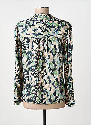 Blouse manches longues manches longues bleu C'EST BEAU LA VIE femme