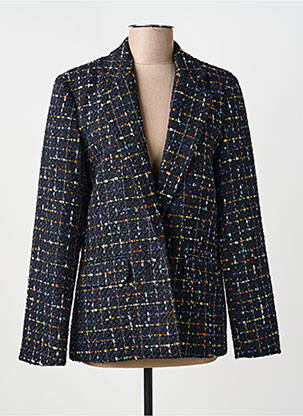 Manteau court coupe droite sans capuche noir ONLY femme