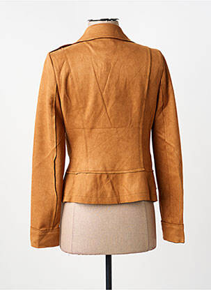 Veste casual col tailleur marron H F WOMAN COLLECTION femme