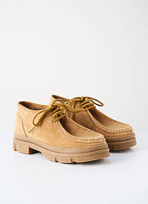 Mocassins bout rond carré marron MONOPRIX garçon