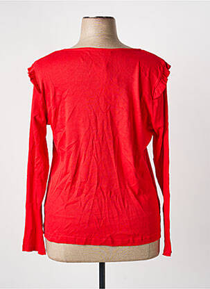 T-shirt manches longues manches longues rouge SHEEGO femme