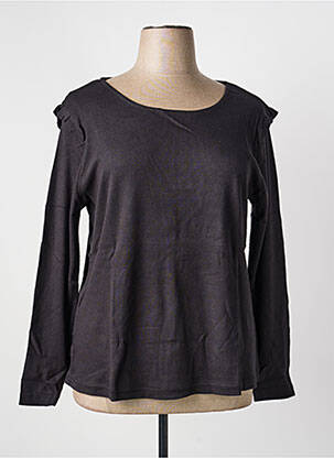T-shirt manches longues manches longues noir SHEEGO femme