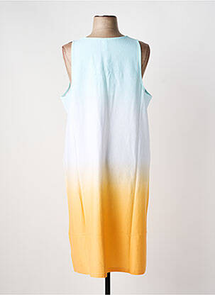 Robe longue sans manche sans manche orange SHEEGO femme