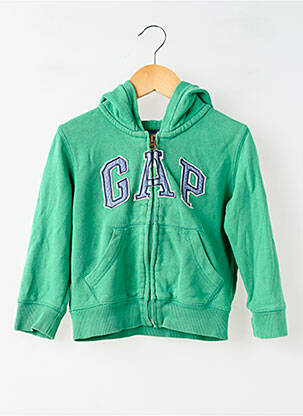 Veste casual col rond vert GAP garcon