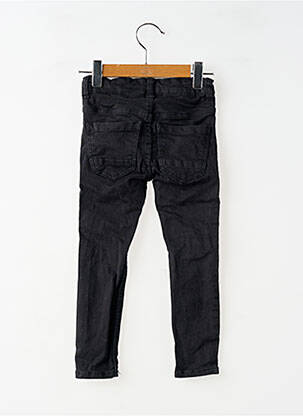 Pantalon slim tissage popeline taille ajustable noir KIABI enfant