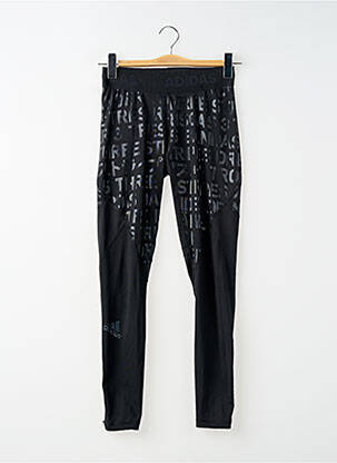 Legging tissage jersey taille normale noir ADIDAS femme