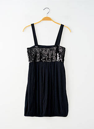 Top col carré fines bretelles noir CAMAIEU femme