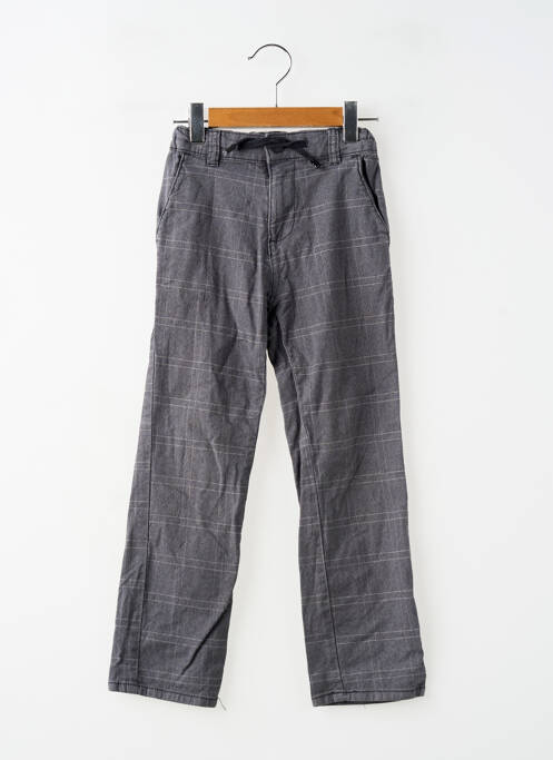 Pantalon droit poches taille ajustable gris KIABI garcon