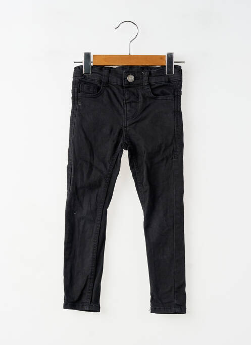 Pantalon slim poches taille ajustable noir KIABI enfant