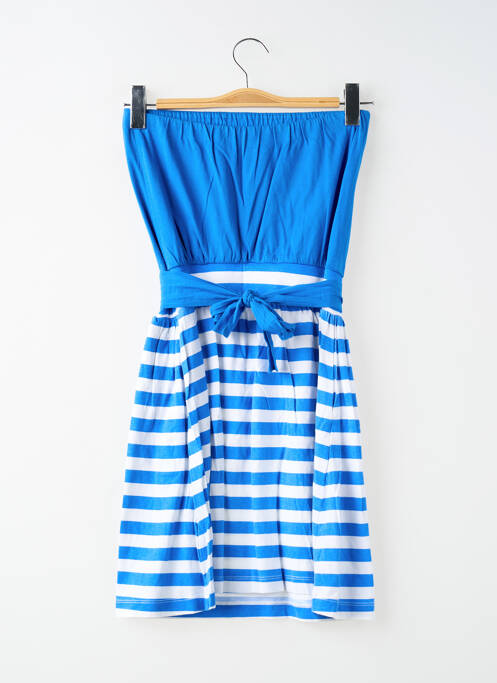 Robe courte sans manche sans manche bleu MANGO femme