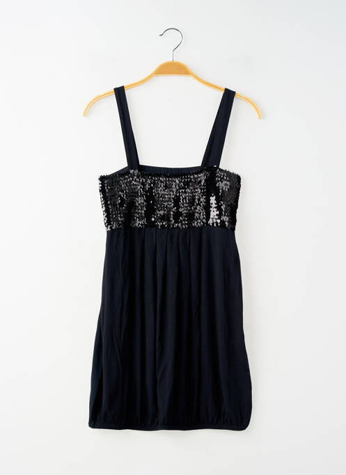 Top col carré fines bretelles noir CAMAIEU femme