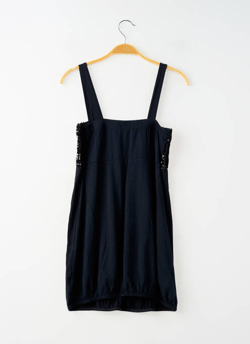 Top col carré fines bretelles noir CAMAIEU femme