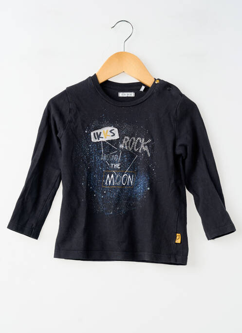 T-shirt manches longues manches longues noir IKKS garcon