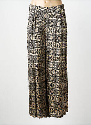 Pantalon large taille normale taille normale marron PAKO LITTO femme