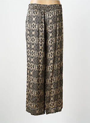Pantalon large poches taille normale marron PAKO LITTO femme