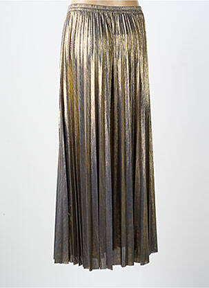 Jupe longue coupe droite gris ANGE femme