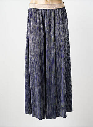 Jupe longue coupe droite bleu MOLLY BRACKEN femme