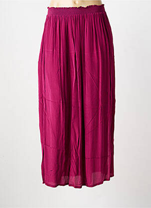 Jupe longue coupe droite violet LA PETITE ETOILE femme