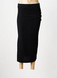 Jupe longue taille normale noir ANGE femme