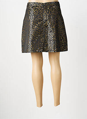 Jupe courte coupe droite marron MOLLY BRACKEN femme