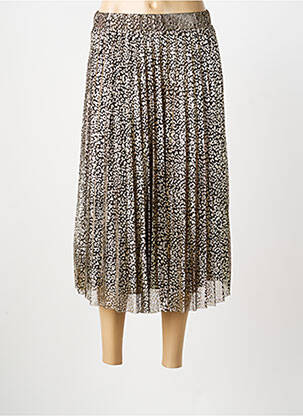 Jupe longue marron LA PETITE ETOILE femme