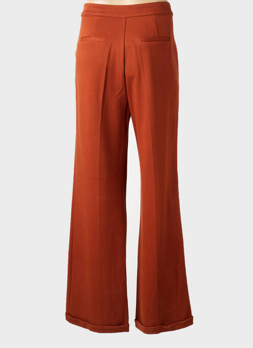 Pantalon large coupe large marron KING LOUIE femme