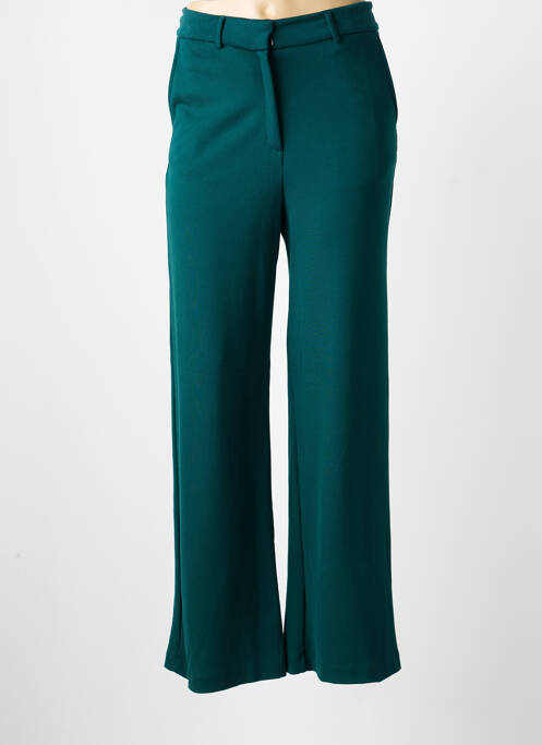 Pantalon droit stretch taille normale vert KING LOUIE femme