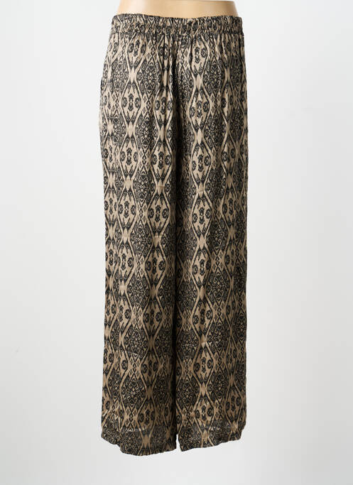 Pantalon large taille normale taille normale marron PAKO LITTO femme