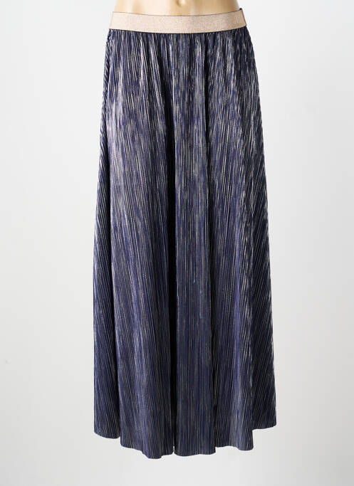 Jupe longue coupe droite bleu MOLLY BRACKEN femme