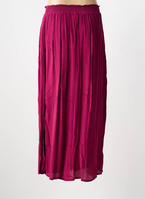 Jupe longue coupe droite violet LA PETITE ETOILE femme