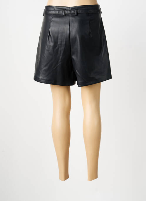 Short tissage simili-cuir taille normale noir ONLY femme