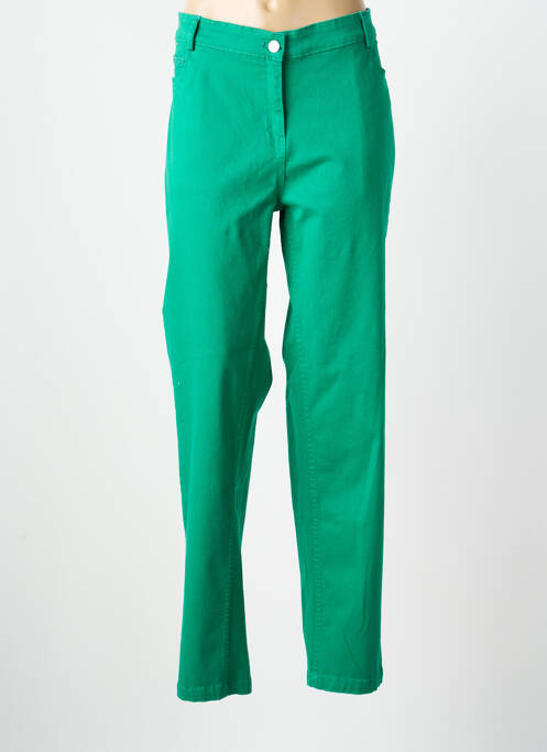 Pantalon droit vert AGATHE & LOUISE femme