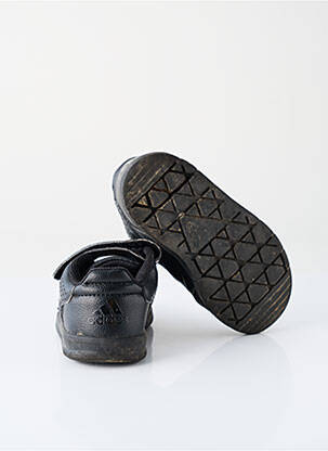Baskets matière lisse cubain noir ADIDAS garçon