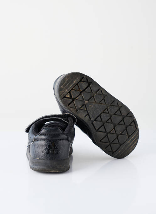 Baskets matière lisse cubain noir ADIDAS garcon