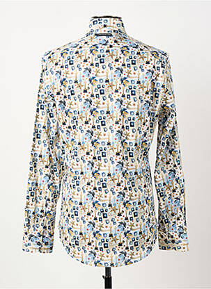 Chemise manches longues imprimé fantaisie blanc A FISH NAMED FRED homme