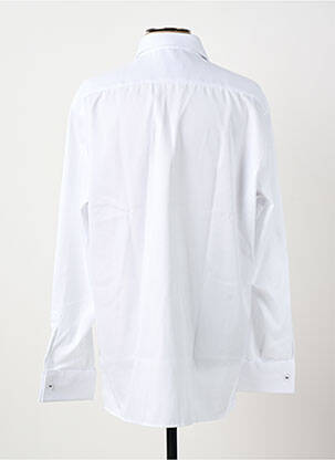 Chemise manches longues coupe droite blanc ETERNA homme