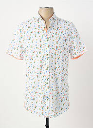 Chemise manches courtes imprimé fantaisie blanc A FISH NAMED FRED homme