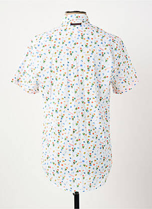 Chemise manches courtes imprimé fantaisie blanc A FISH NAMED FRED homme