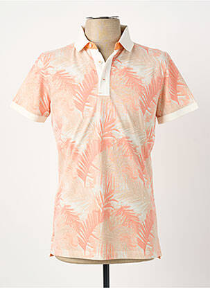 Polo coupe cintrée manches courtes orange A FISH NAMED FRED homme