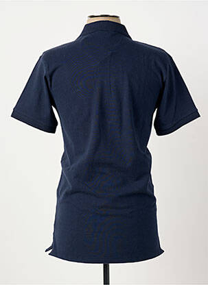 Polo stretch manches courtes bleu DSTREZZED homme