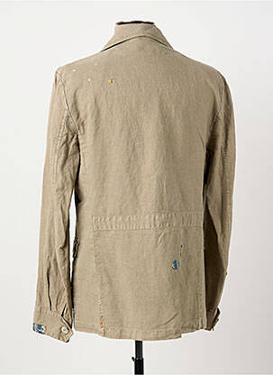 Veste casual fermeture boutonnée sur le devant vert BOB homme