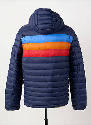 Doudoune manches longues a capuche bleu A FISH NAMED FRED homme