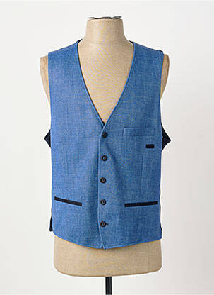 Gilet sans manche coupe cintrée bleu ROY ROBSON homme