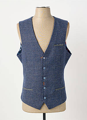 Gilet sans manche coupe cintrée bleu A FISH NAMED FRED homme
