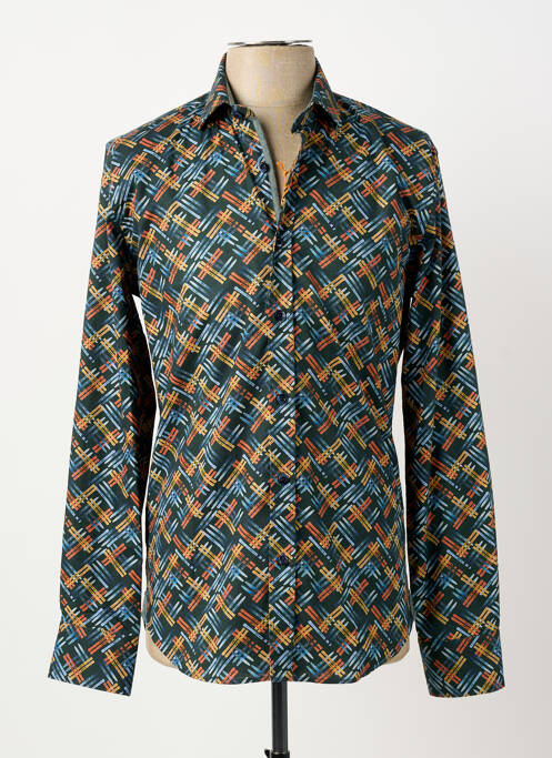 Chemise manches longues imprimé fantaisie bleu A FISH NAMED FRED homme