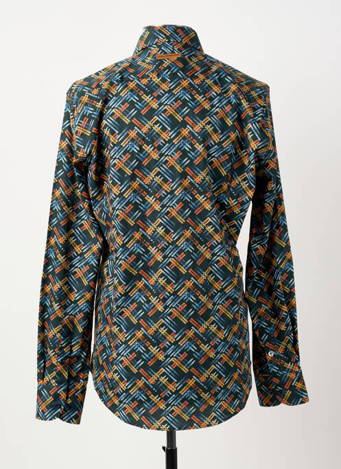 Chemise manches longues imprimé fantaisie bleu A FISH NAMED FRED homme
