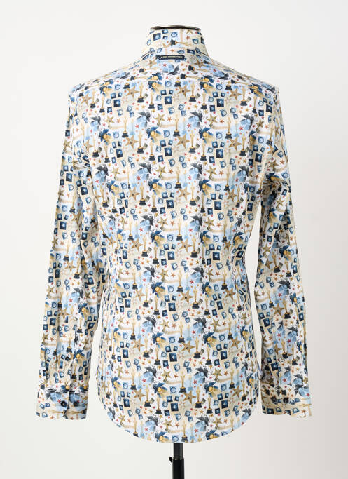 Chemise manches longues imprimé fantaisie blanc A FISH NAMED FRED homme