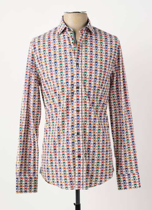 Chemise manches longues imprimé fantaisie blanc A FISH NAMED FRED homme