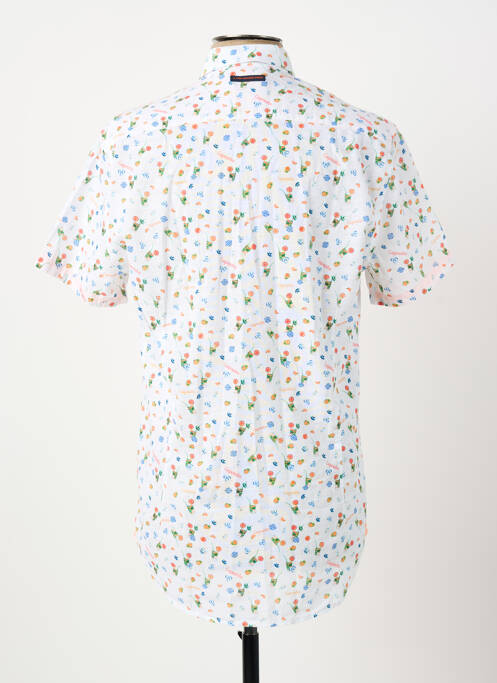 Chemise manches courtes imprimé fantaisie blanc A FISH NAMED FRED homme